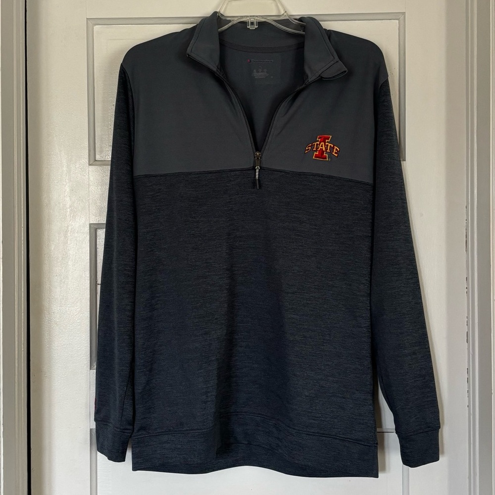 Champion Iowa State Grey 1/4 Zip Pullover